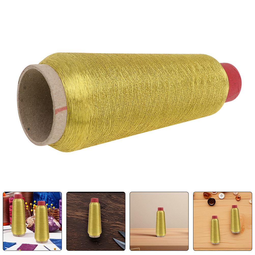 Embroidery Quilting - 2 рулона высококачественной золотистой металлизированной нити