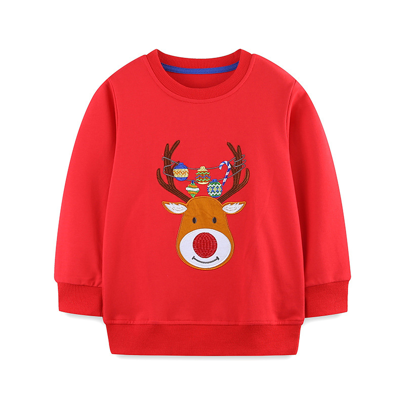Embroidery Xmas Designs - Рождественские толстовки для мальчиков и девочек,