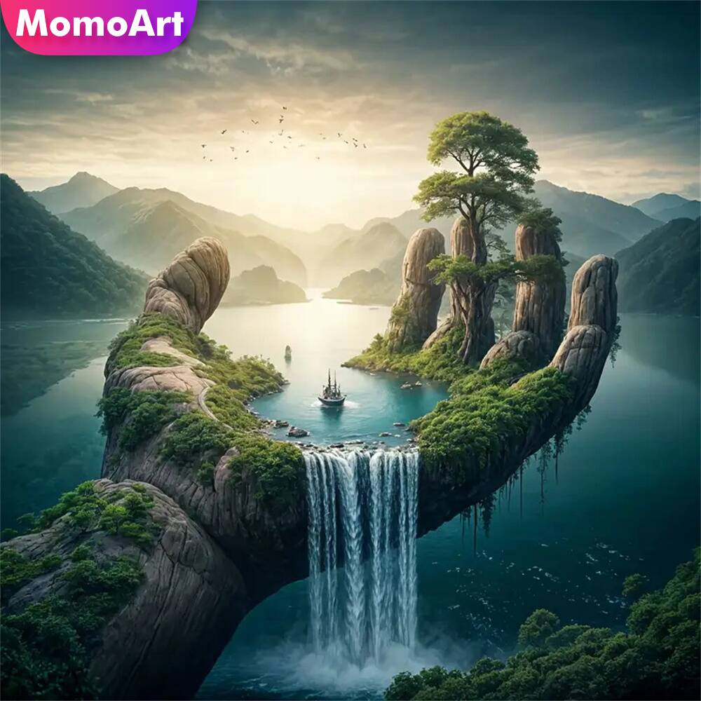 Embroidery Meaning - Momoart Bear Алмазная мозаика животное полная