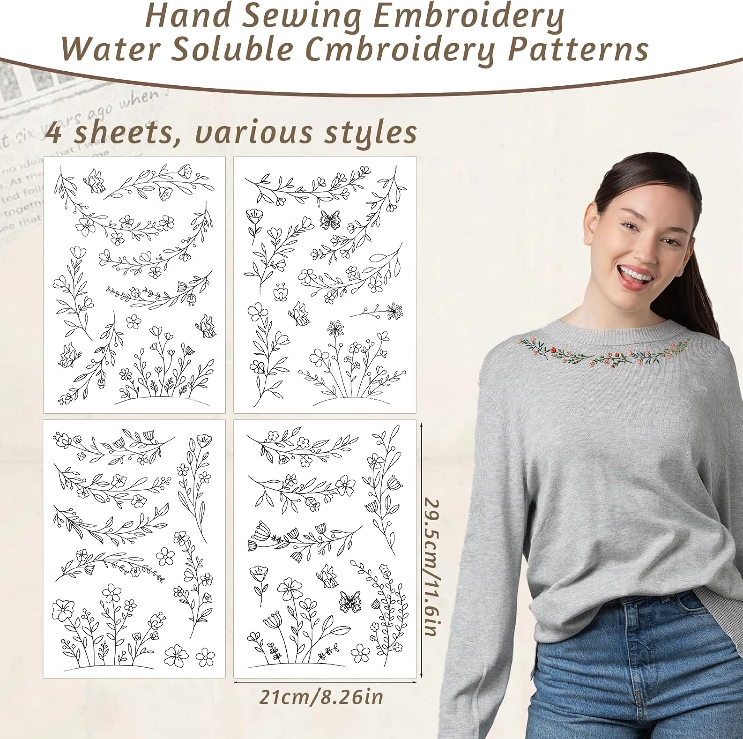 Бумага для вышивки, растворима – обзор и цена Embroidery Meaning