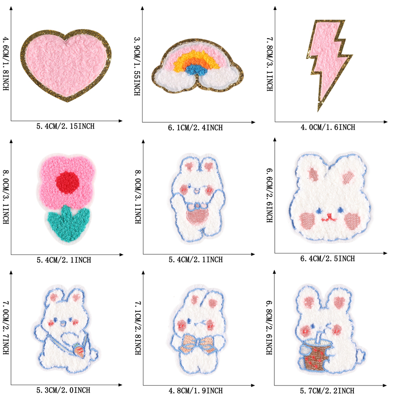 10 шт., железные нашивки, парт – обзор и цена Embroidery Design 3D