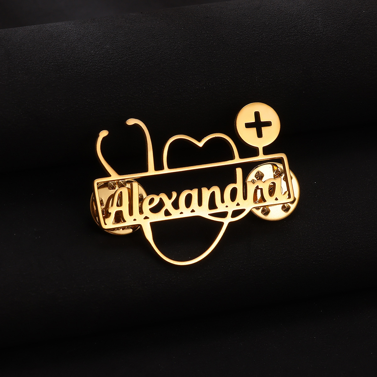 Брошь в виде стетоскопа на зак – обзор и цена Embroidery Names