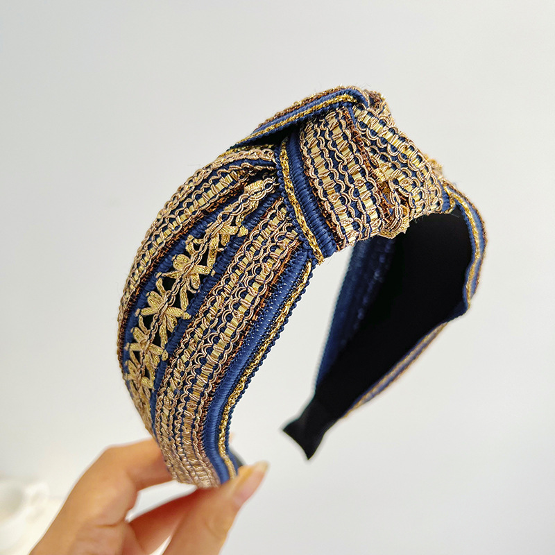 Женская винтажная повязка на г – обзор и цена Embroidery Knot
