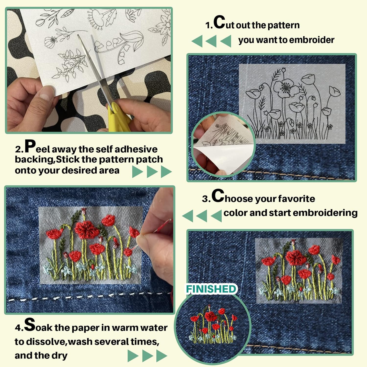 Водорастворимый стабилизатор д – обзор и цена Embroidery Meaning