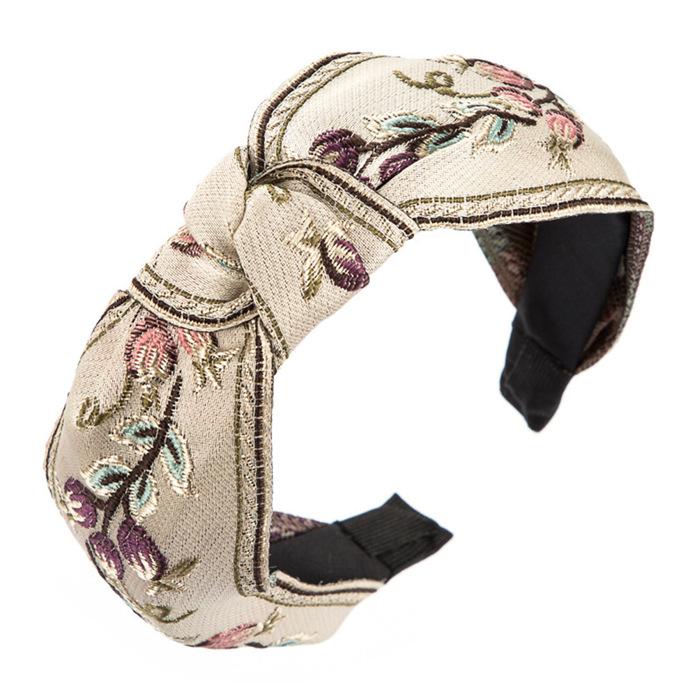 Повязка на голову женская с уз – обзор и цена Embroidery Knot
