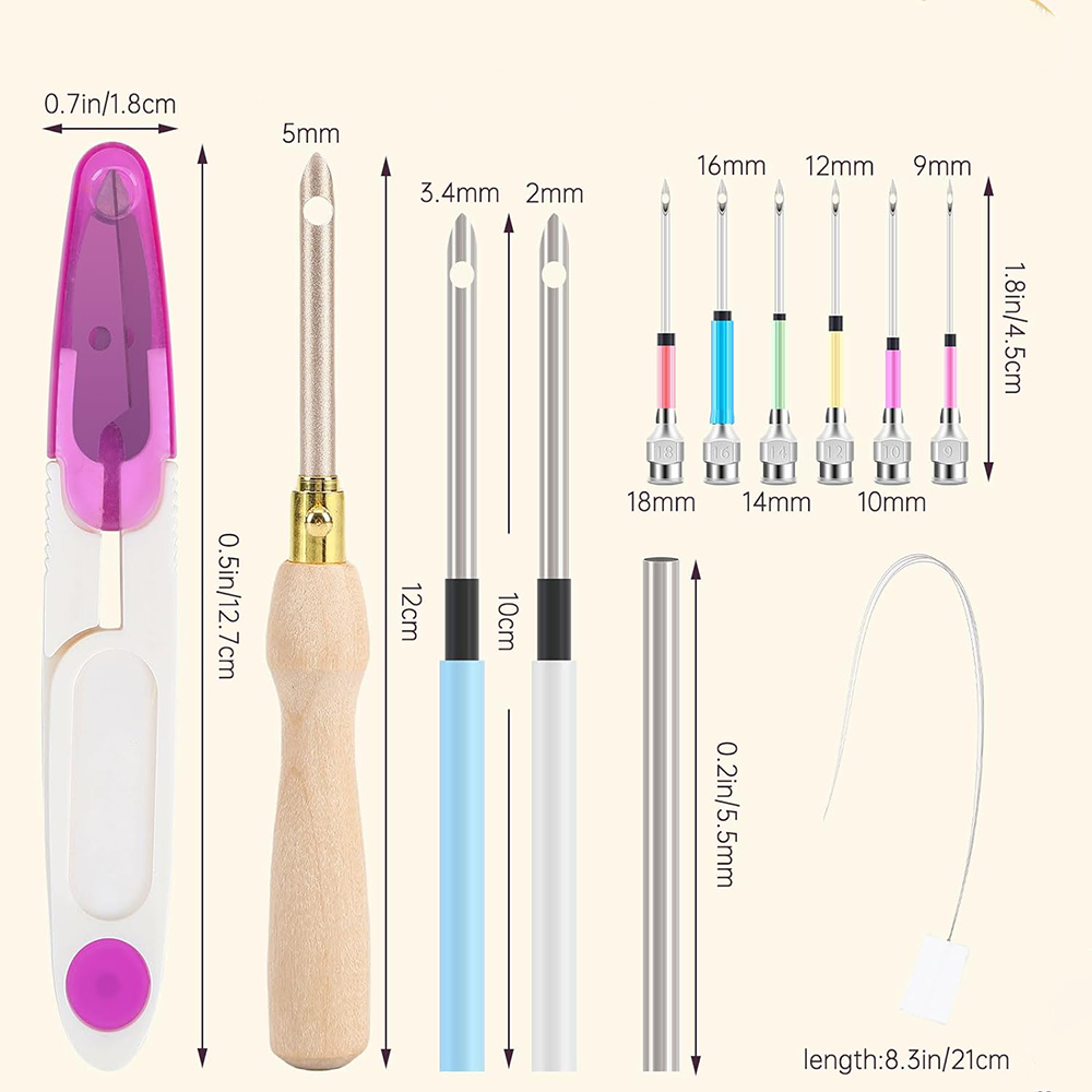 13 шт., набор игл для вышивани – обзор и цена Punch Needle Handle