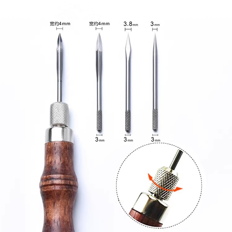 Набор шило-пробойников для кож – обзор и цена Punch Needle Handle