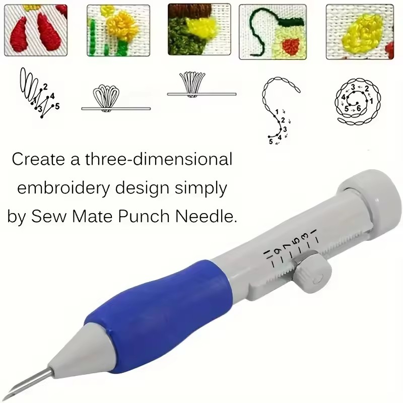 Набор для вышивания в технике  – обзор и цена Punch Needle Handle