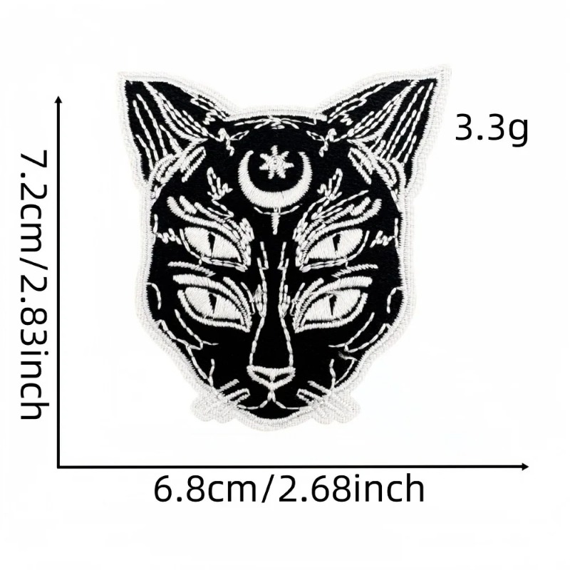 Черные панк-нашивки с черепами – обзор и цена Embroidery On Black Shirt